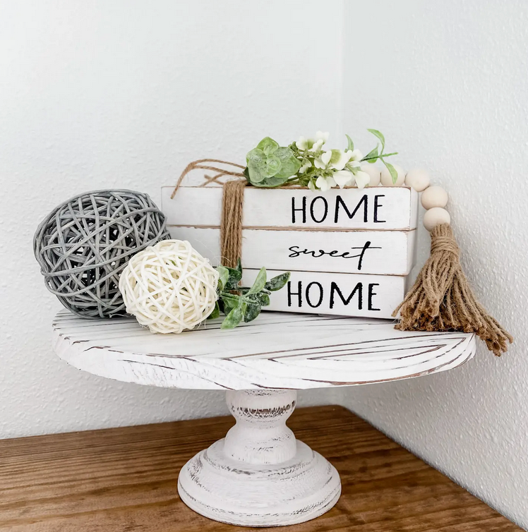 Farmhouse Cake Stand Christie Lights